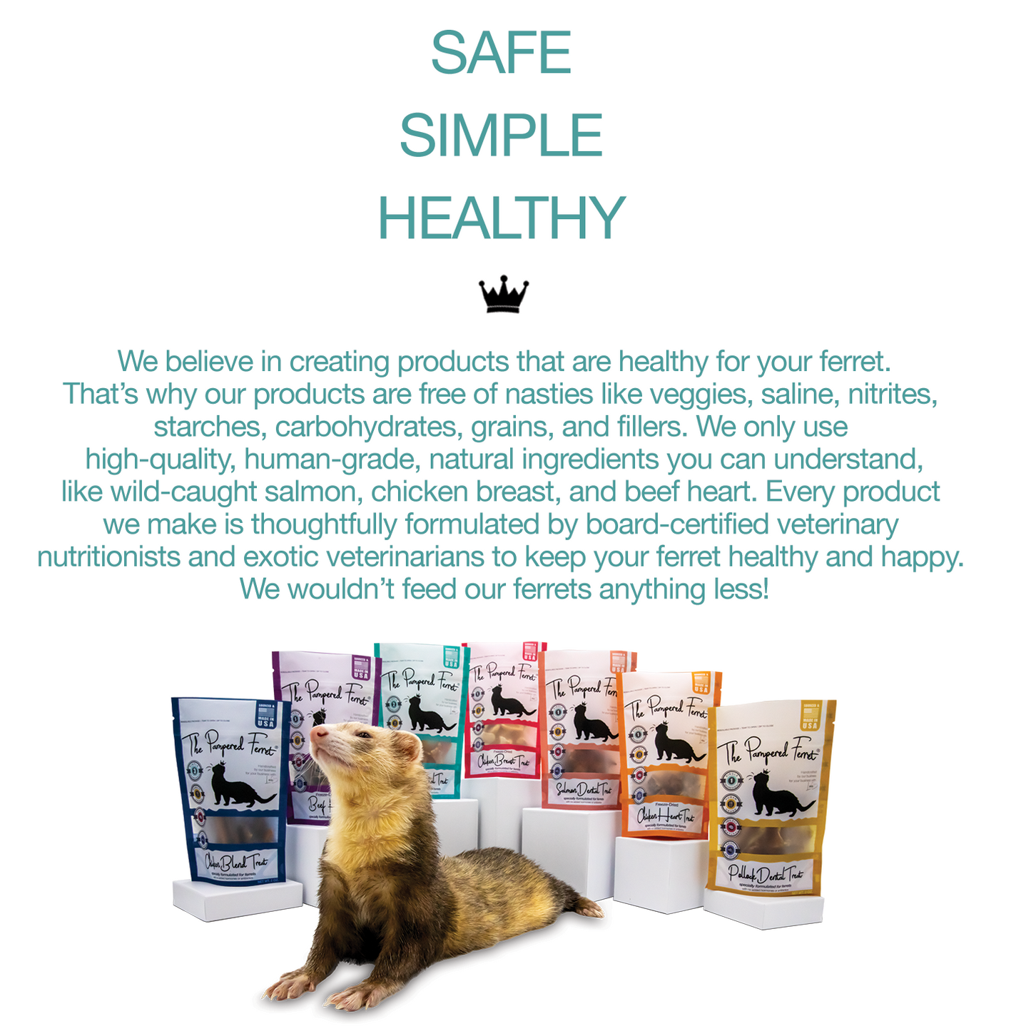 Chicken Breast Jerky Treat for Ferrets