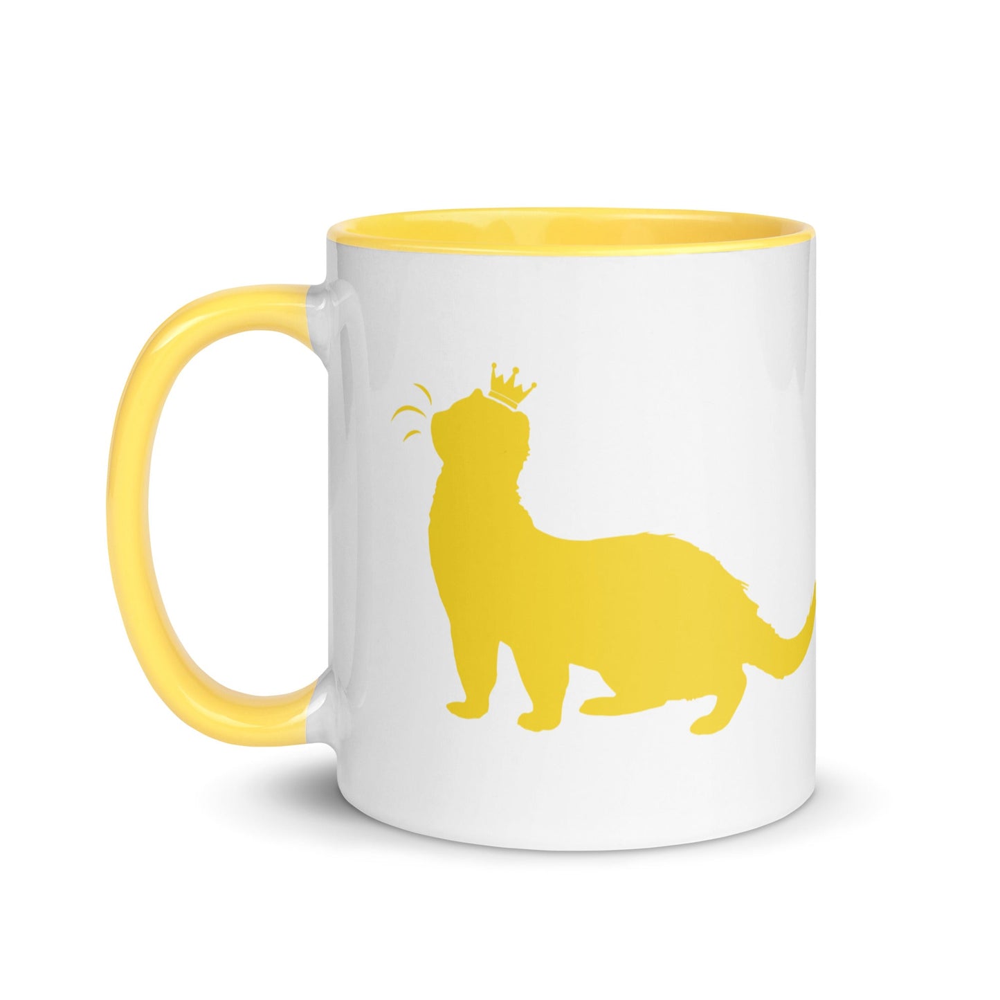 Bright Yellow Mug with Color Inside