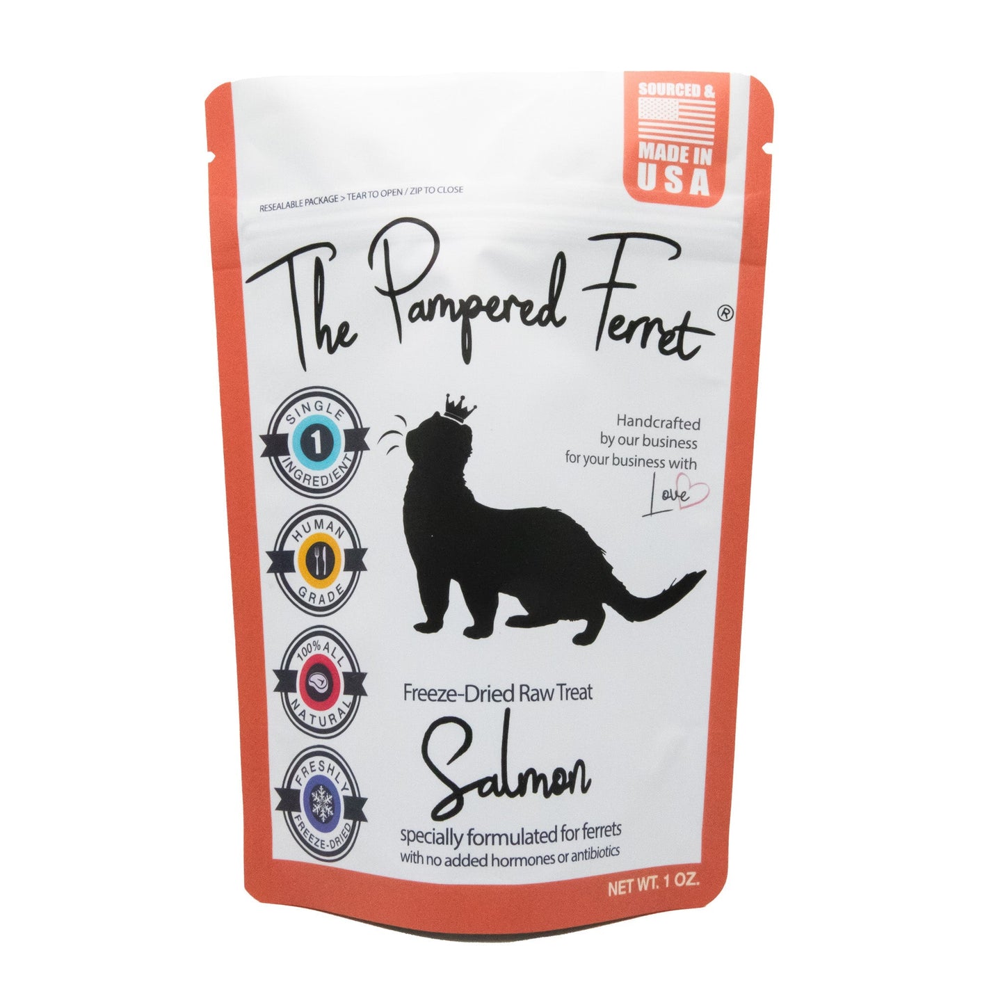 Freeze-Dried Raw Salmon Treat for Ferrets