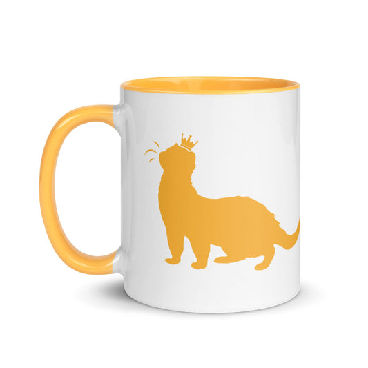 Golden Yellow Mug with Color Inside