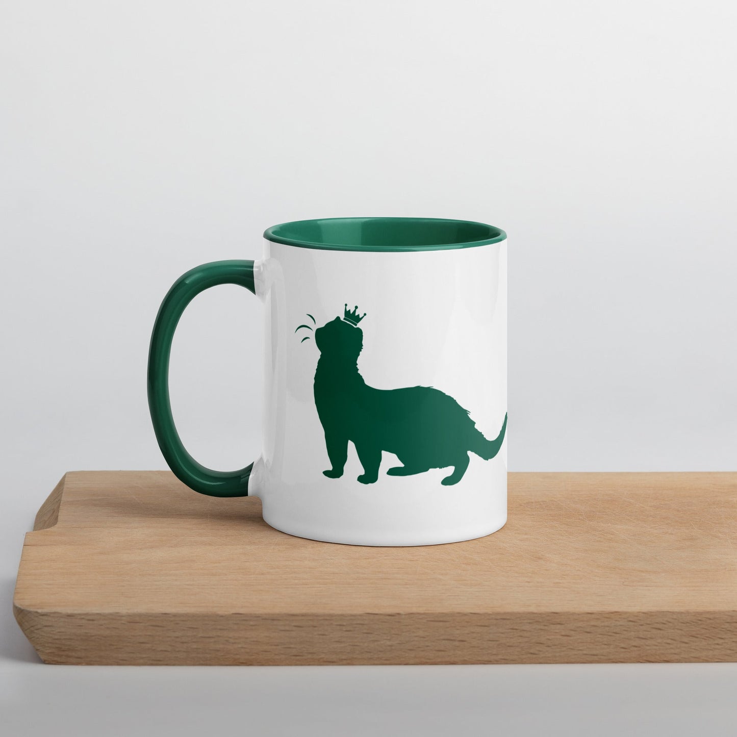 Green Mug with Color Inside