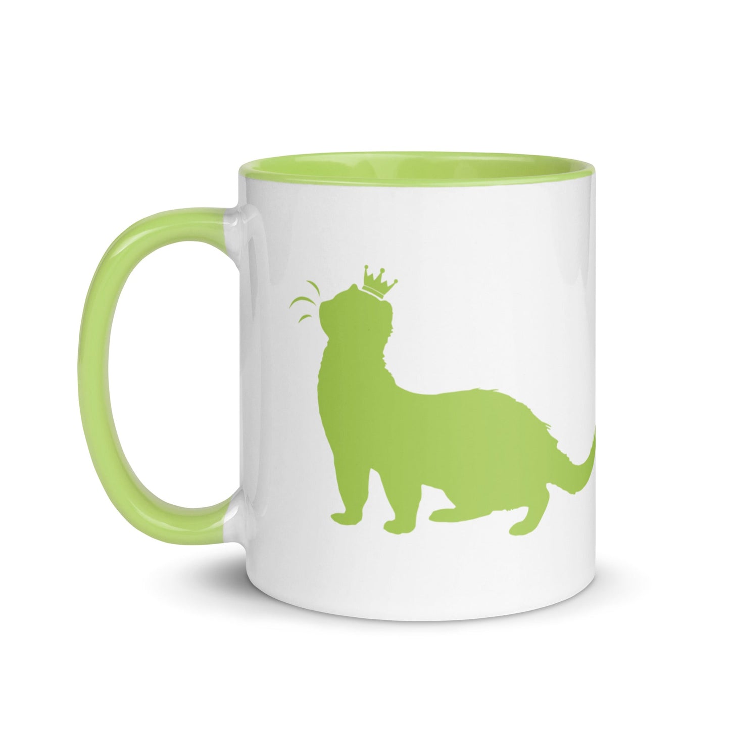 Lime Green Mug with Color Inside