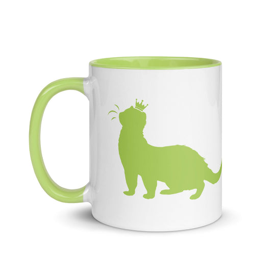 Lime Green Mug with Color Inside
