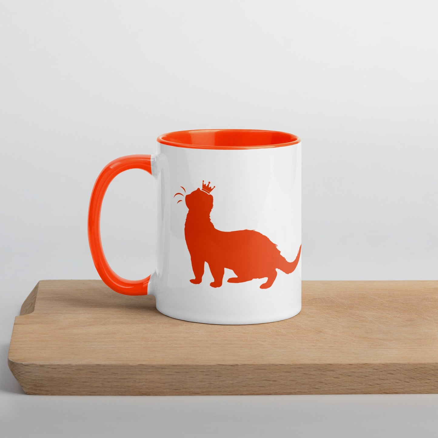 Orange Mug with Color Inside
