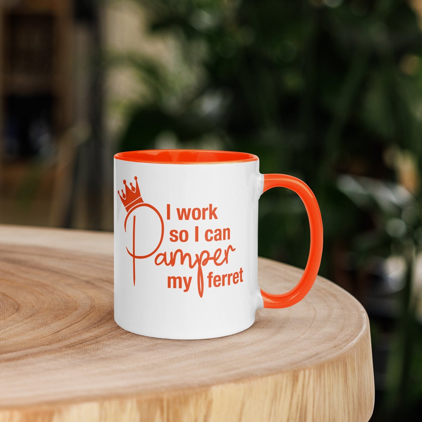 Orange Mug with Color Inside