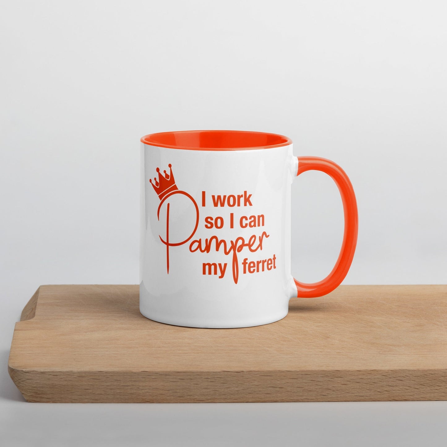 Orange Mug with Color Inside