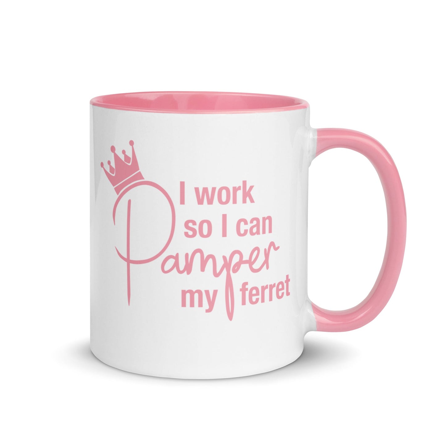 Pink Mug with Color Inside