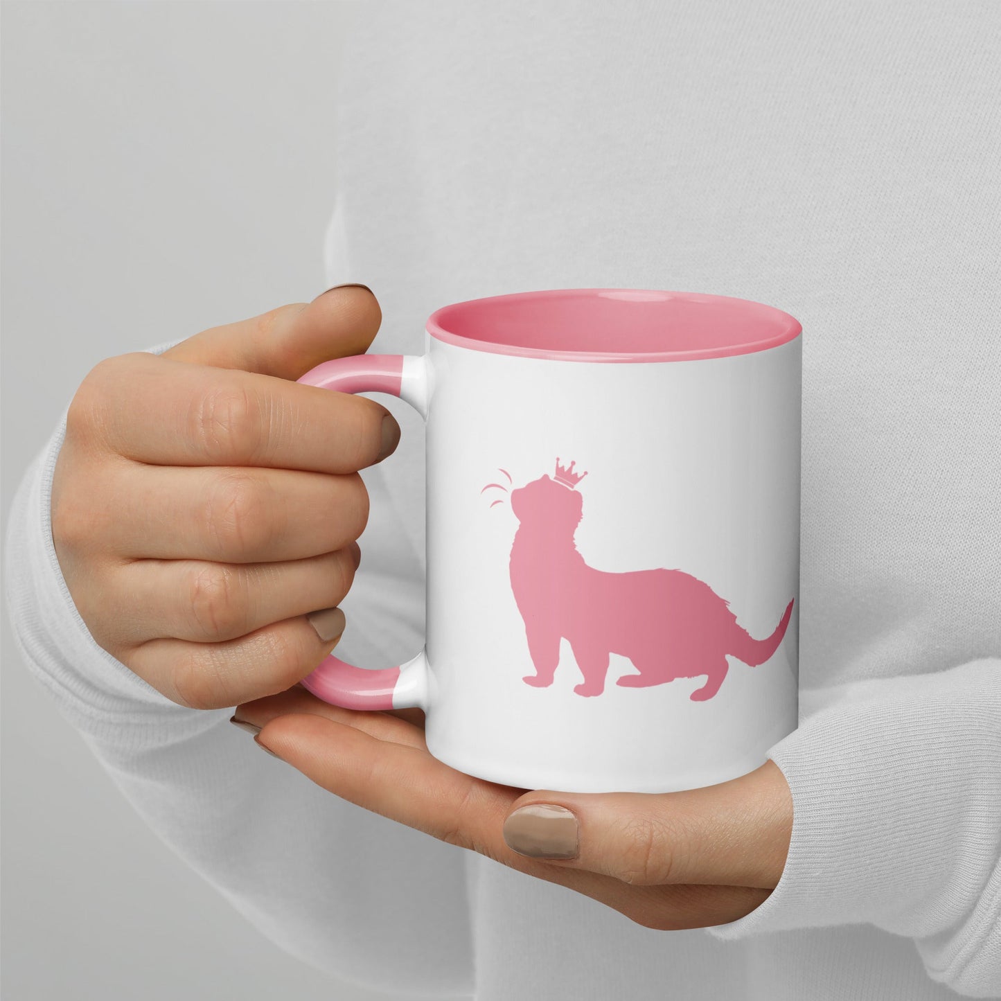 Pink Mug with Color Inside