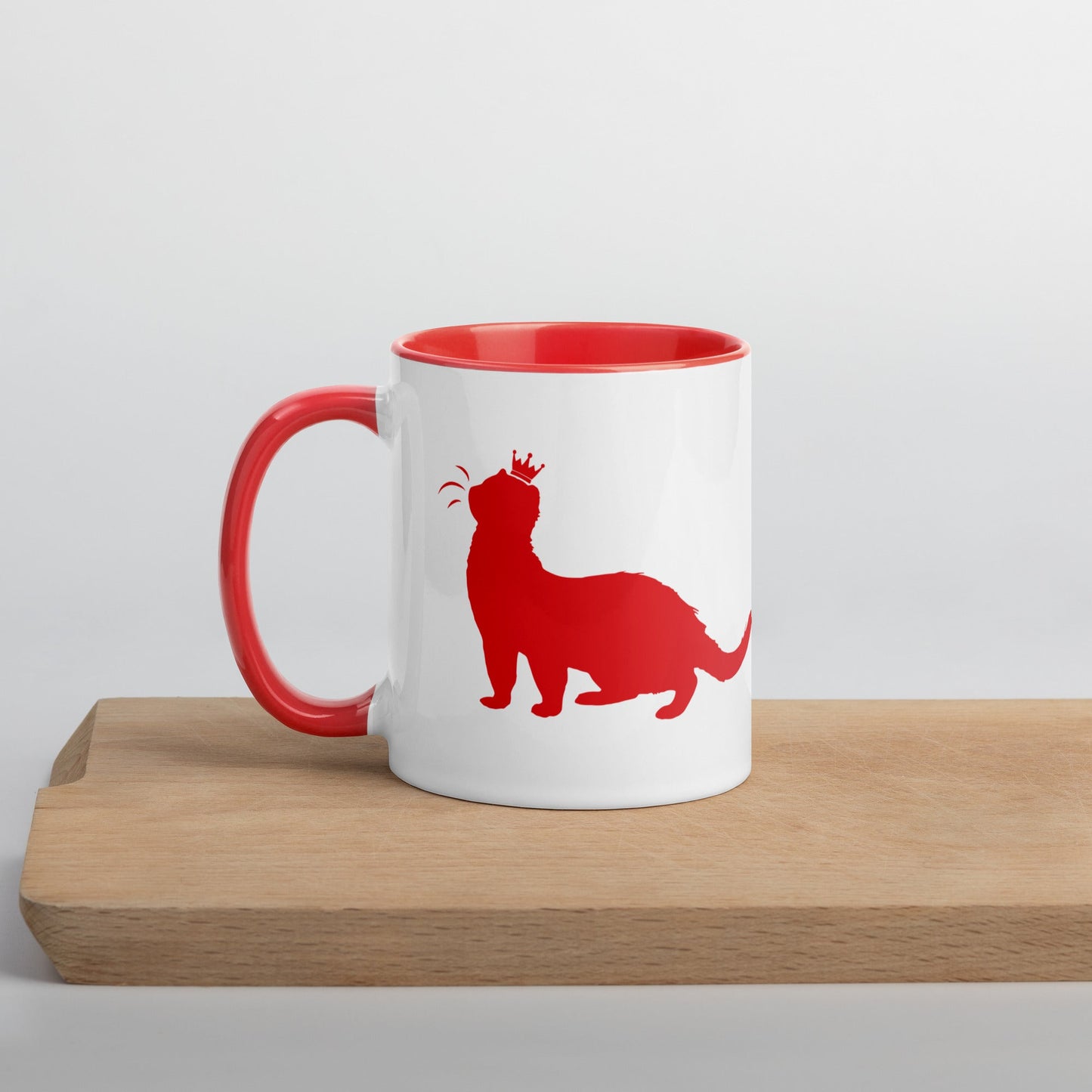 Red Mug with Color Inside