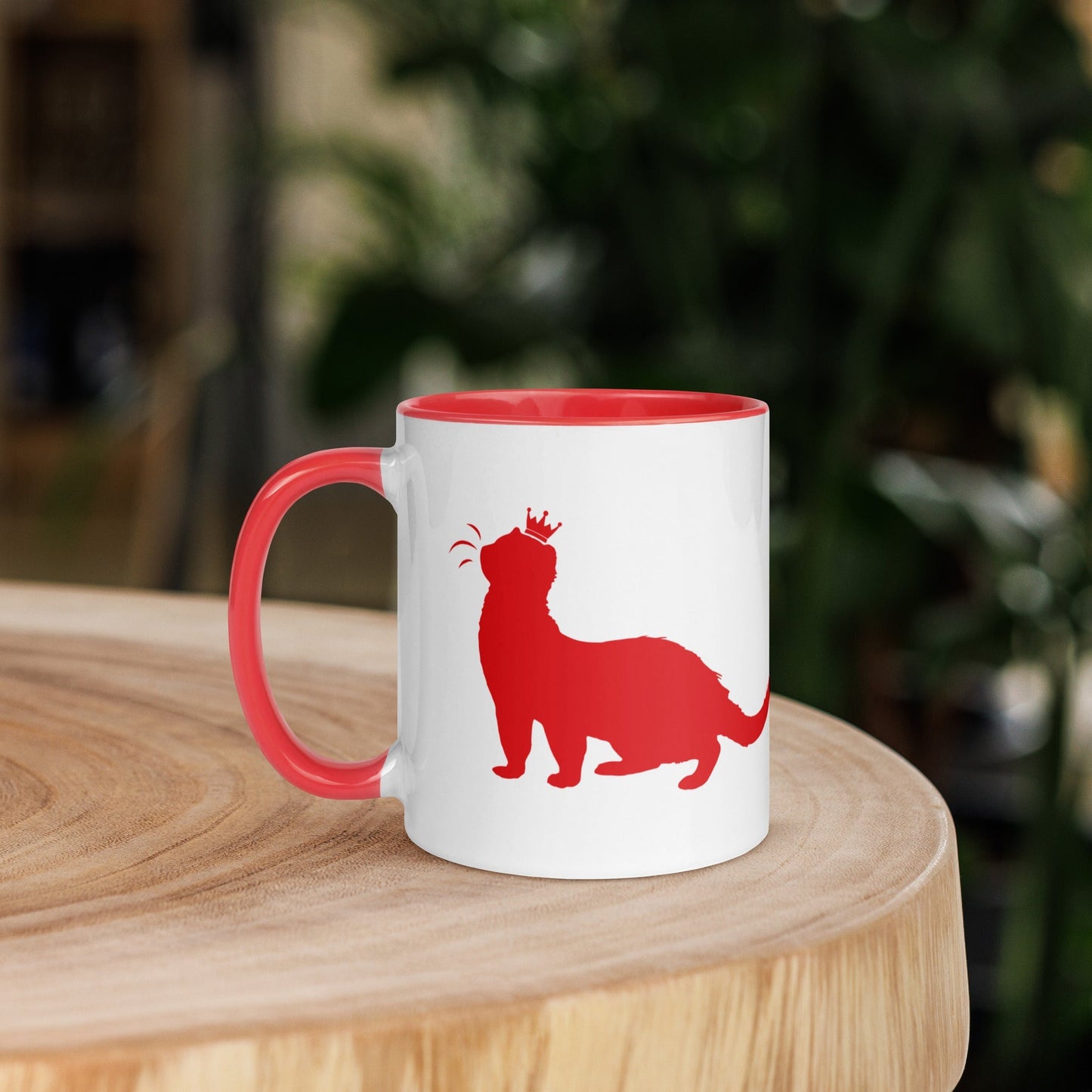 Red Mug with Color Inside