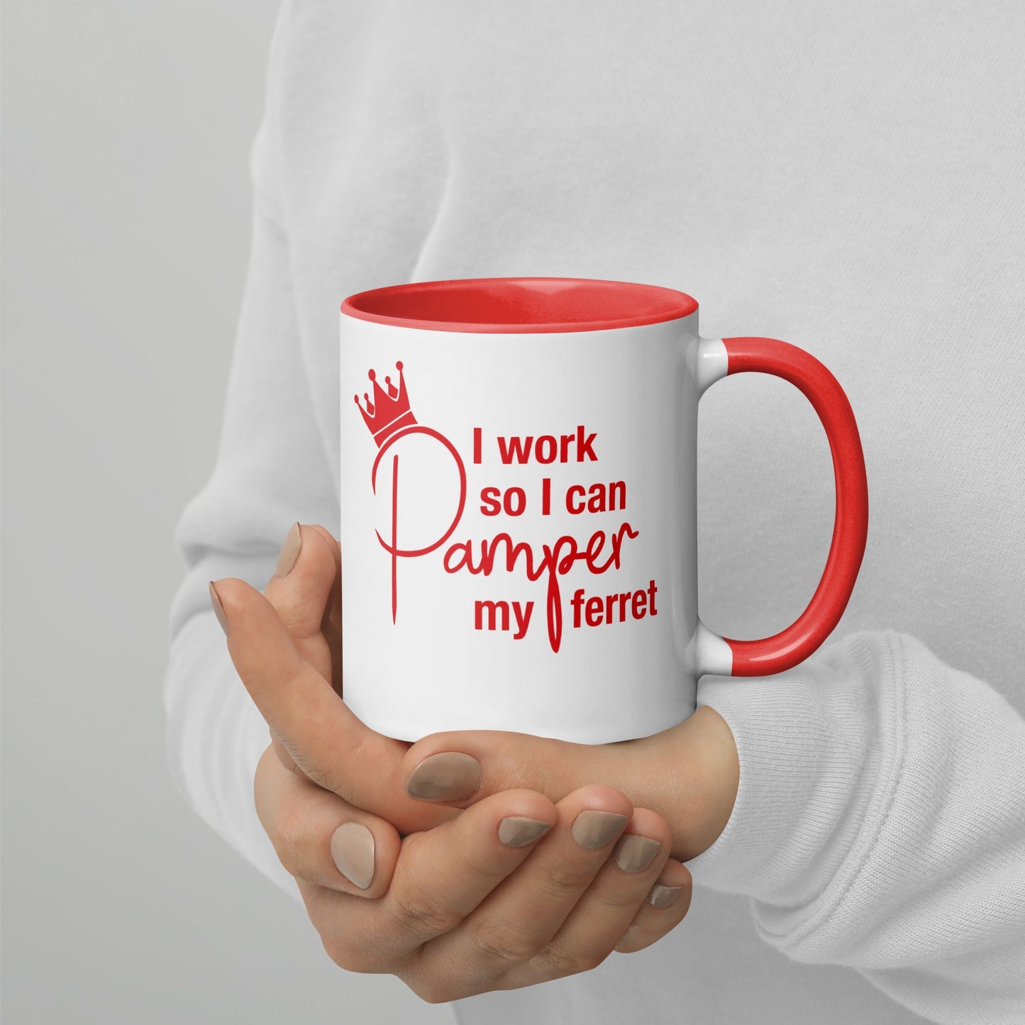 Red Mug with Color Inside