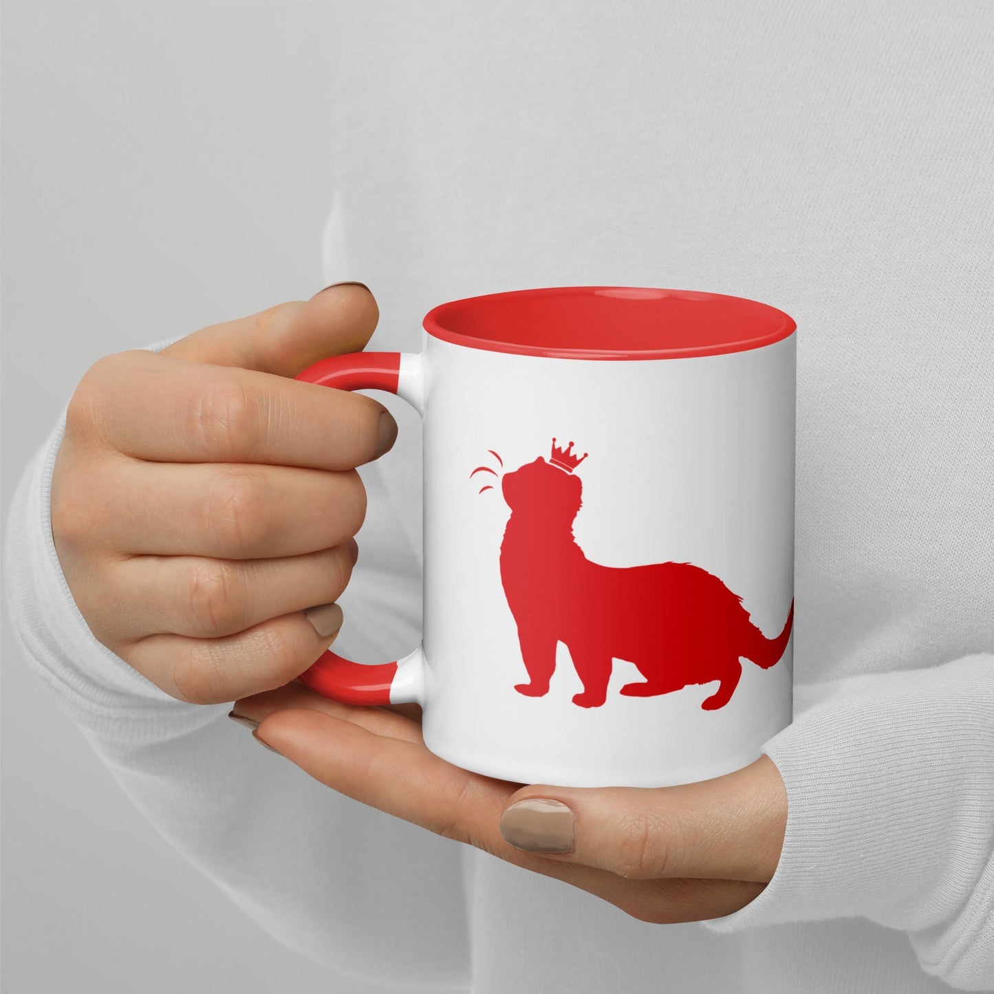 Red Mug with Color Inside